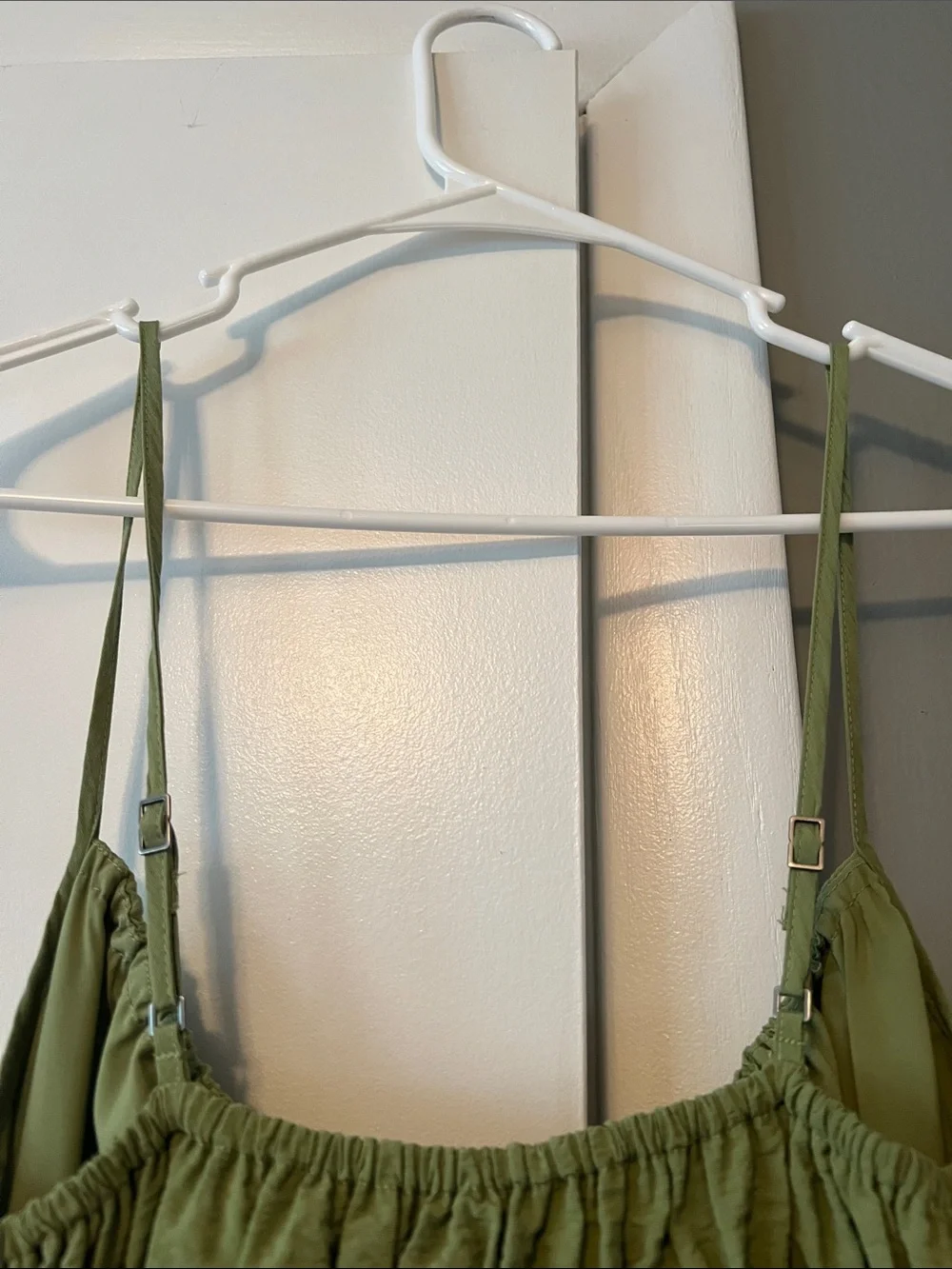 Green Smocked Waist Maxi Dress - Lightweight Summer Style